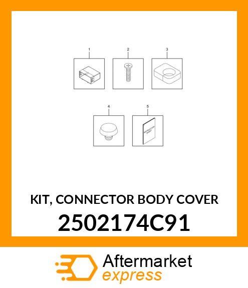 KIT, CONNECTOR BODY COVER 2502174C91
