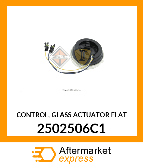 CONTROL, GLASS ACTUATOR FLAT 2502506C1