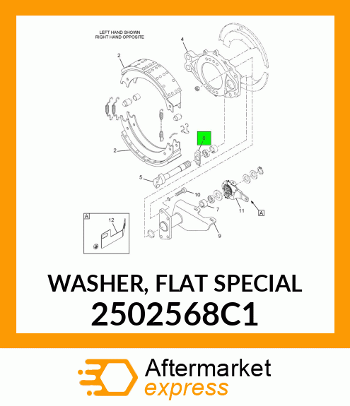 WASHER, FLAT SPECIAL 2502568C1