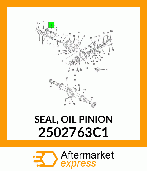 SEAL, OIL PINION 2502763C1
