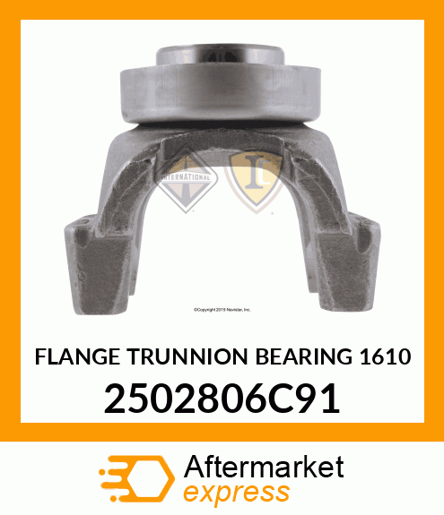 FLANGE TRUNNION BEARING 1610 2502806C91