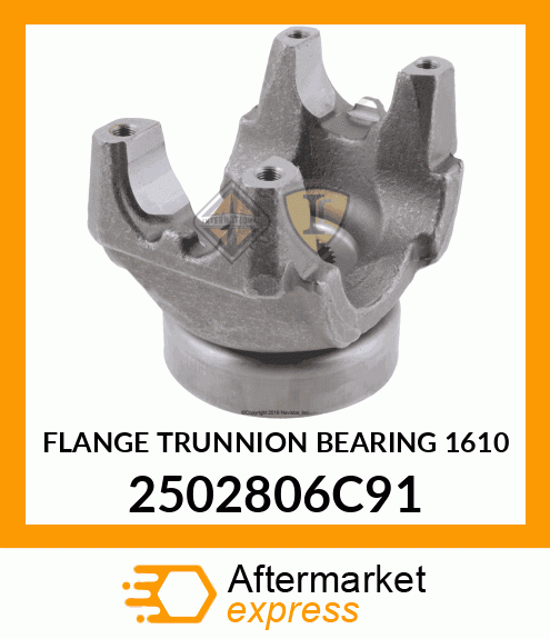 FLANGE TRUNNION BEARING 1610 2502806C91