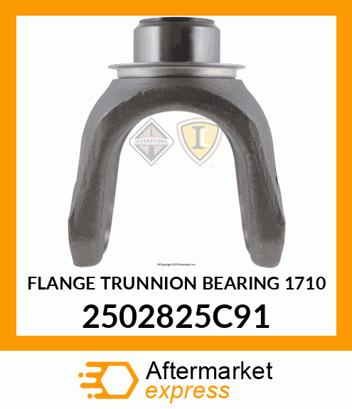 FLANGE TRUNNION BEARING 1710 2502825C91