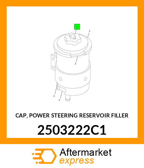 CAP, POWER STEERING RESERVOIR FILLER 2503222C1