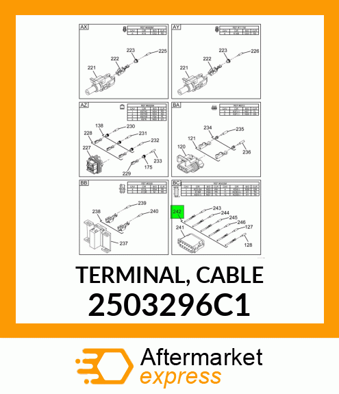 TERMINAL, CABLE 2503296C1