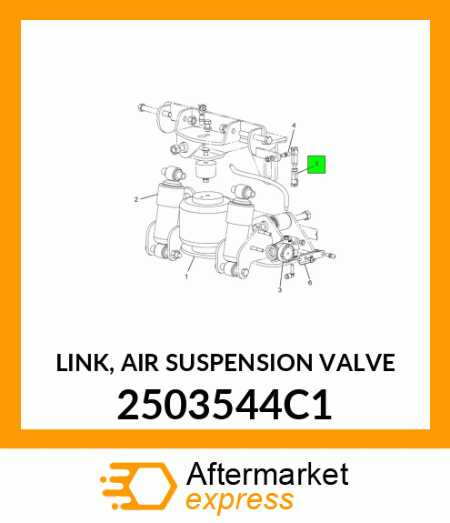 LINK, AIR SUSPENSION VALVE 2503544C1