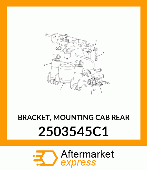 BRACKET, MOUNTING CAB REAR 2503545C1