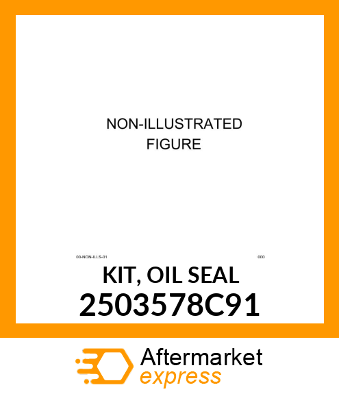 KIT, OIL SEAL 2503578C91