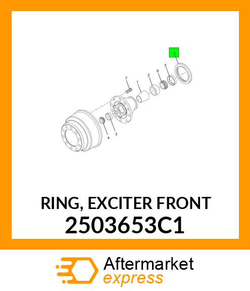 RING, EXCITER FRONT 2503653C1