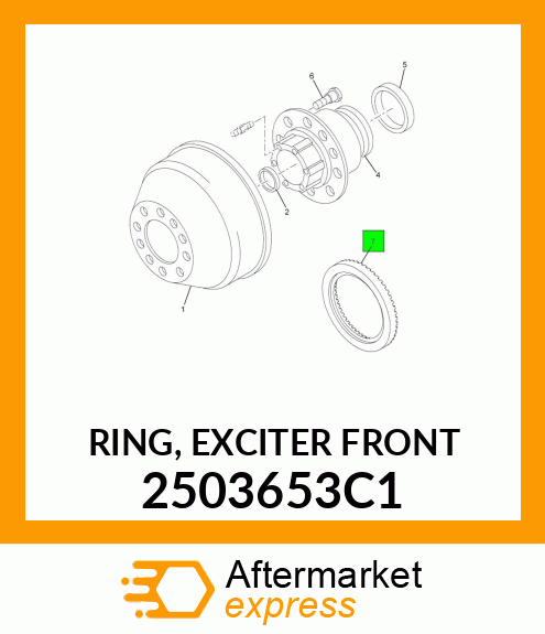 RING, EXCITER FRONT 2503653C1