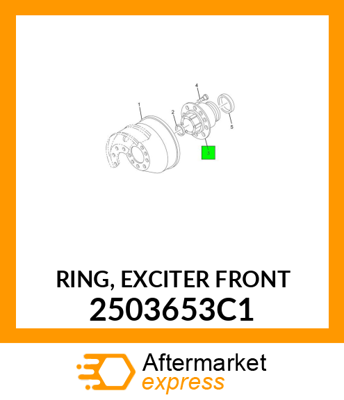 RING, EXCITER FRONT 2503653C1