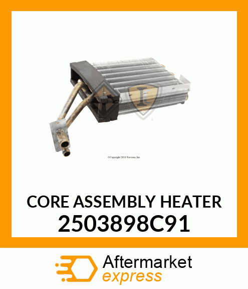 CORE ASSEMBLY HEATER 2503898C91