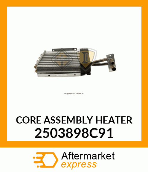 CORE ASSEMBLY HEATER 2503898C91