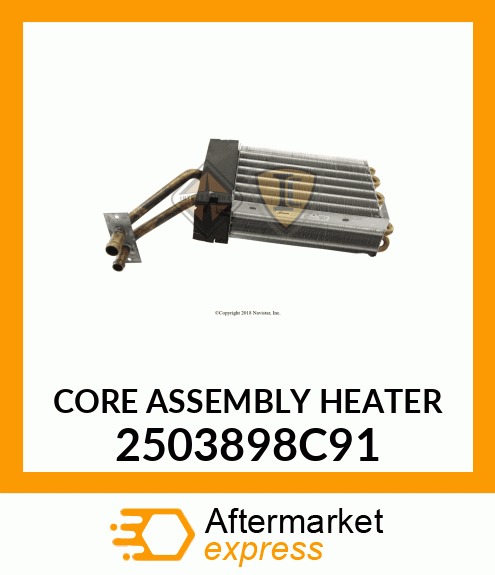 CORE ASSEMBLY HEATER 2503898C91