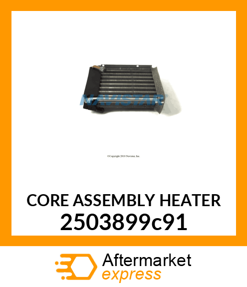 CORE ASSEMBLY HEATER 2503899c91