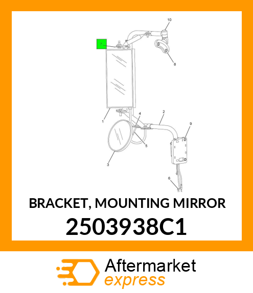 BRACKET, MOUNTING MIRROR 2503938C1