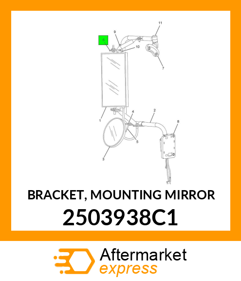 BRACKET, MOUNTING MIRROR 2503938C1