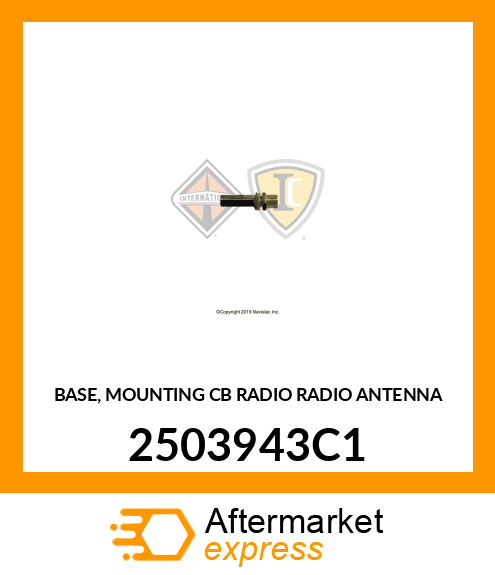 BASE, MOUNTING CB RADIO RADIO ANTENNA 2503943C1