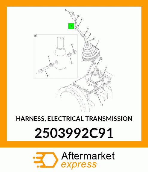 HARNESS, ELECTRICAL TRANSMISSION 2503992C91