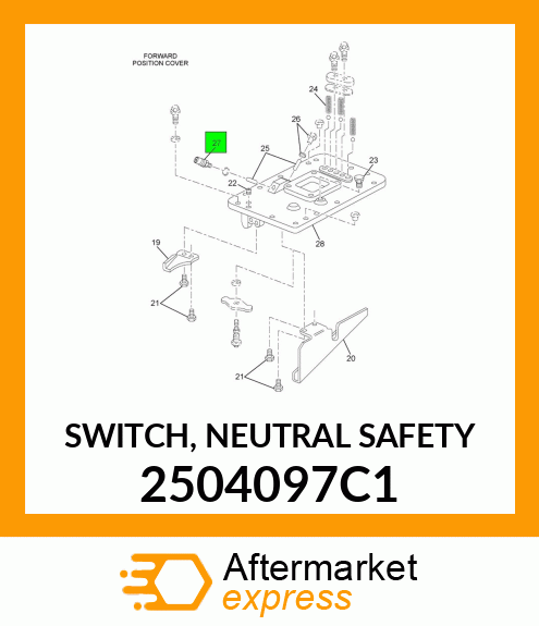 SWITCH, NEUTRAL SAFETY 2504097C1