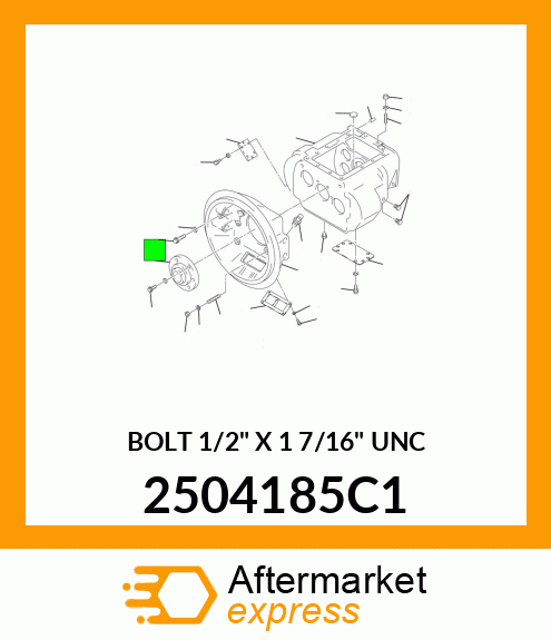 BOLT 1/2" X 1 7/16" UNC 2504185C1