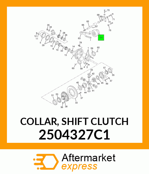 COLLAR, SHIFT CLUTCH 2504327C1