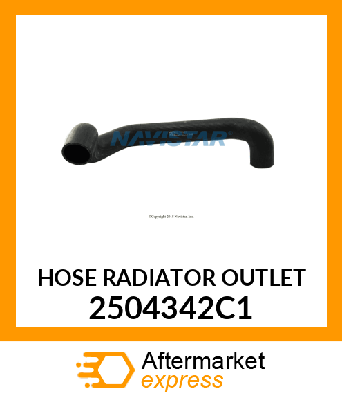 HOSE RADIATOR OUTLET 2504342C1