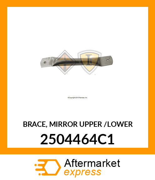 BRACE, MIRROR UPPER /LOWER 2504464C1