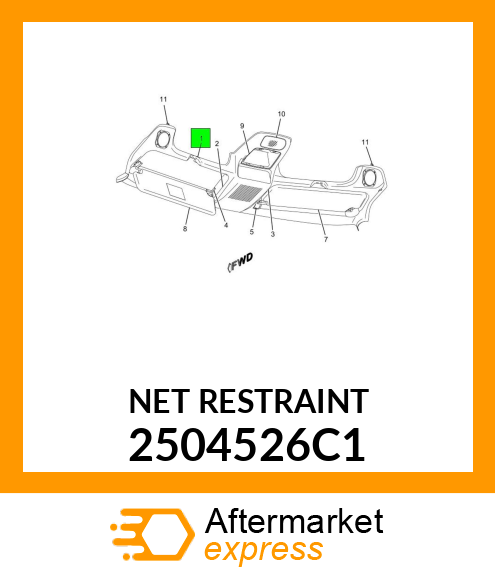 NET RESTRAINT 2504526C1