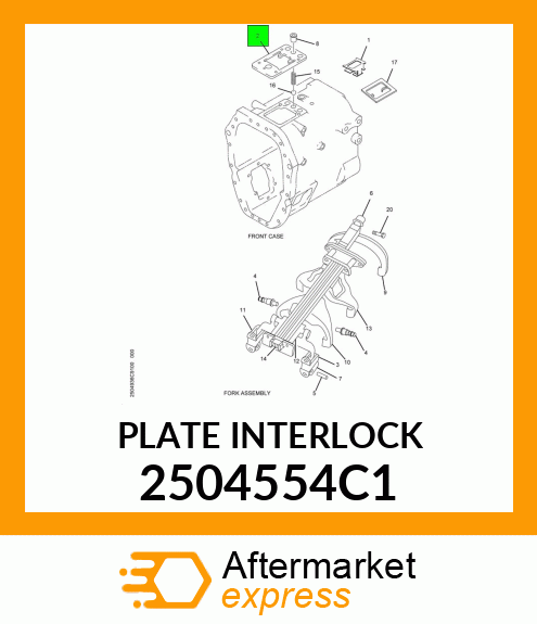 PLATE INTERLOCK 2504554C1