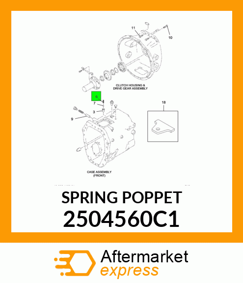 SPRING POPPET 2504560C1