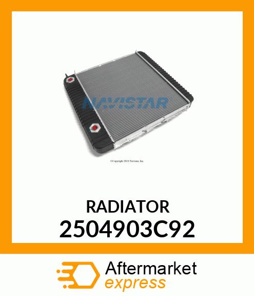 RADIATOR 2504903C92