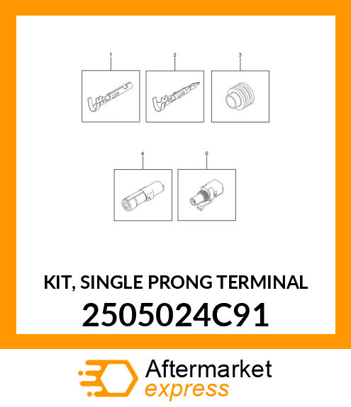 KIT, SINGLE PRONG TERMINAL 2505024C91