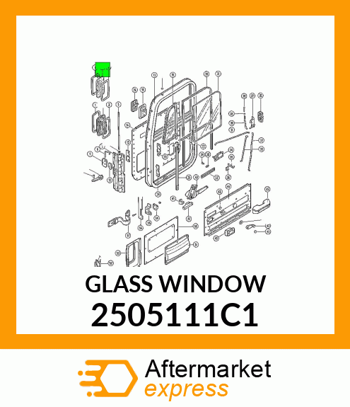 GLASS WINDOW 2505111C1
