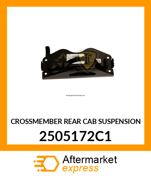 CROSSMEMBER REAR CAB SUSPENSION 2505172C1