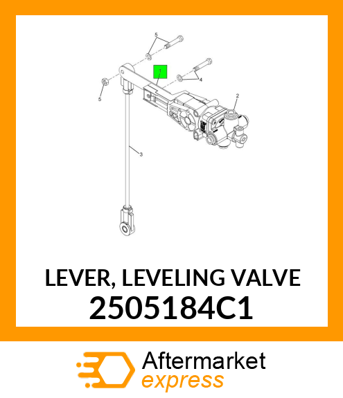 LEVER, LEVELING VALVE 2505184C1