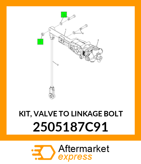 KIT, VALVE TO LINKAGE BOLT 2505187C91