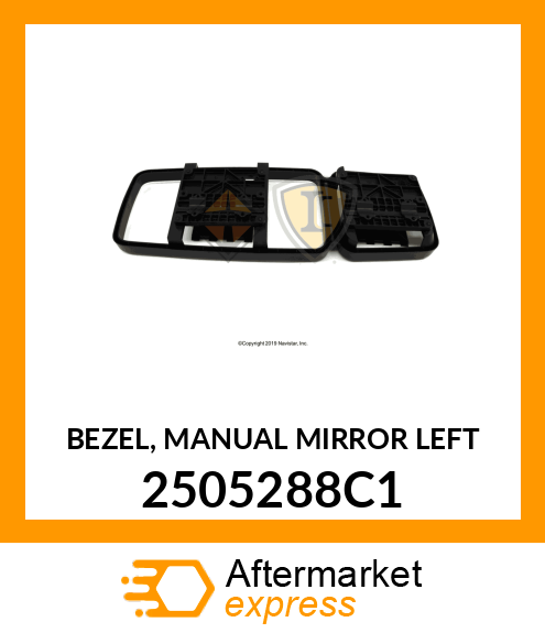 BEZEL, MANUAL MIRROR LEFT 2505288C1