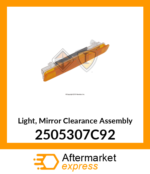 Light, Mirror Clearance Assembly 2505307C92