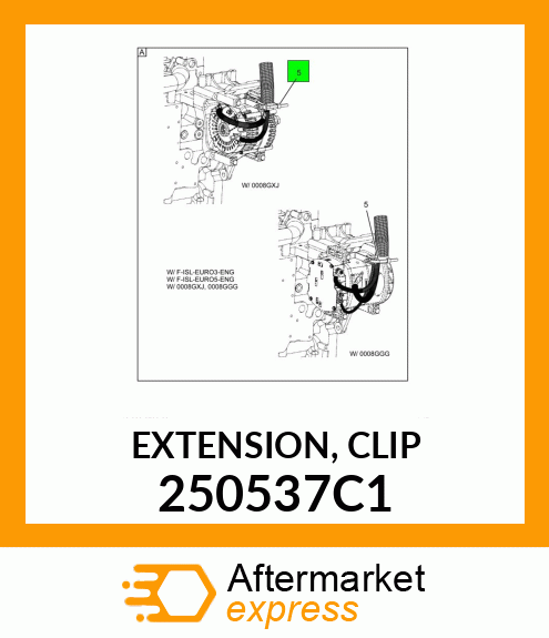 EXTENSION, CLIP 250537C1