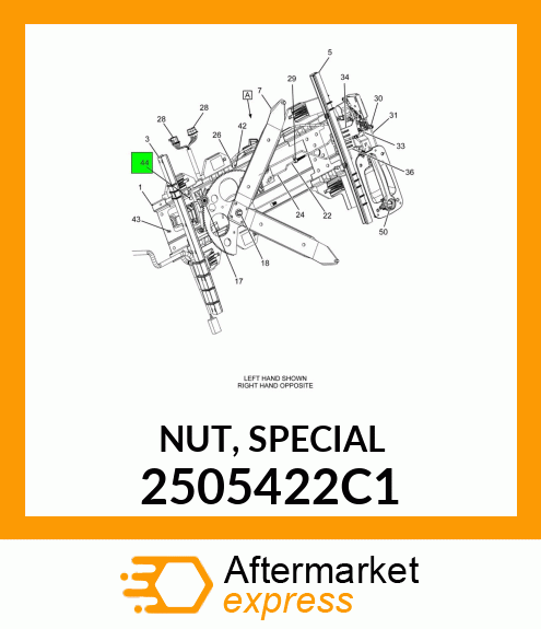 NUT, SPECIAL 2505422C1