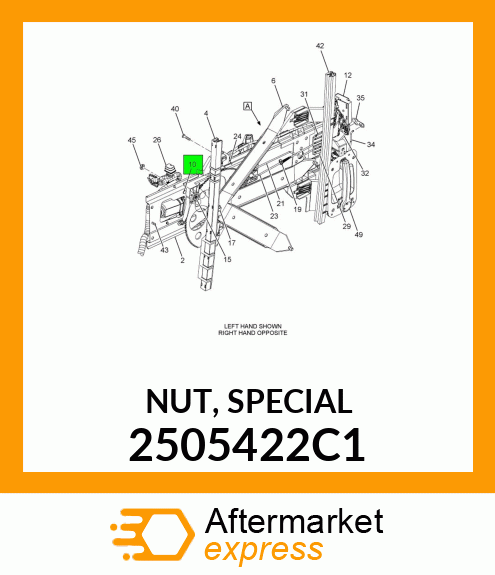 NUT, SPECIAL 2505422C1