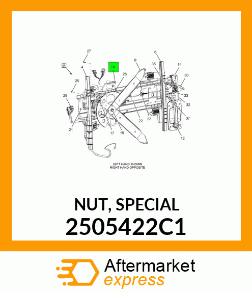 NUT, SPECIAL 2505422C1