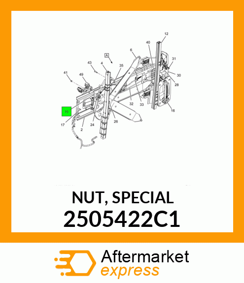 NUT, SPECIAL 2505422C1