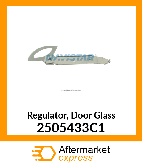 Regulator, Door Glass 2505433C1