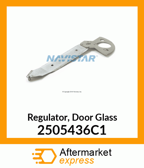 Regulator, Door Glass 2505436C1