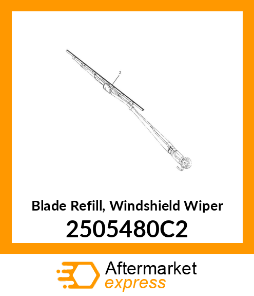 Blade Refill, Windshield Wiper 2505480C2