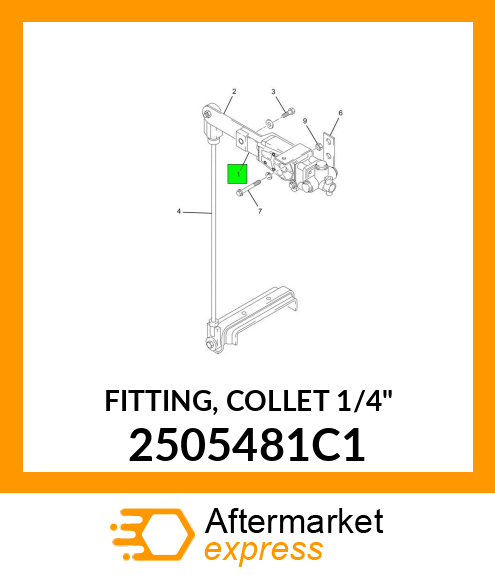 FITTING, COLLET 1/4" 2505481C1