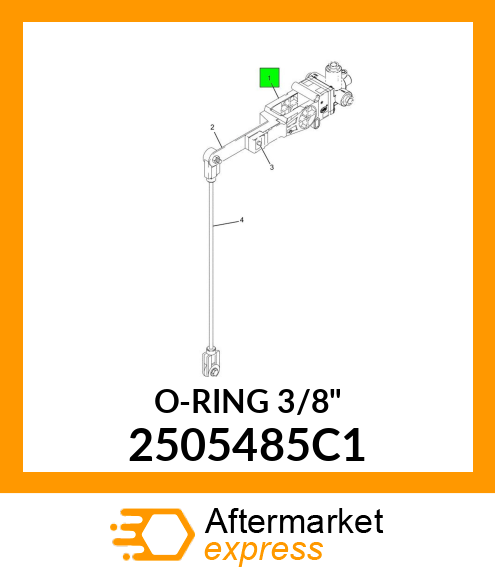 O-RING 3/8" 2505485C1