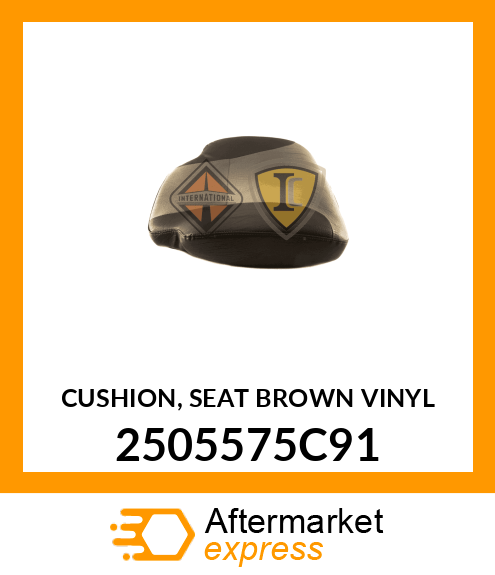 CUSHION, SEAT BROWN VINYL 2505575C91